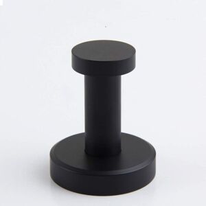 TINOR Suction Cup Hook - Black Suction Cup Towel Hook Stainless Steel Tea Towel Hanger Bar Kitchen Suction Cup Hook for Kitchen and Bathroom, Shower, Coats