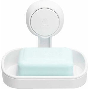 ZVD - Suction Cup Soap Dish - No Drilling & Reusable, 1 Second Installation, 360° Rotation, Holds up to 5kg Load, Tile Holder for Shower Wall,