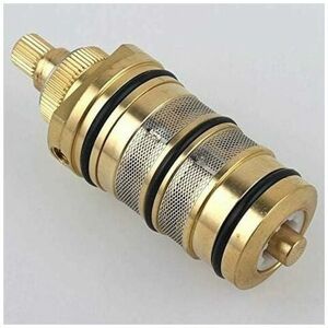Dewdat - Thermostatic Cartridge and Brass Handle for Bath Shower Mixer Tap Shower Bar Shower Mixer Tap Shower Mixer Cartridge