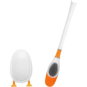 IKODM Toilet Brush Holder, Deep Cleaning, Flexible, Beautiful and Practical Bathroom Cleaning Tool, Cleaner, Brush