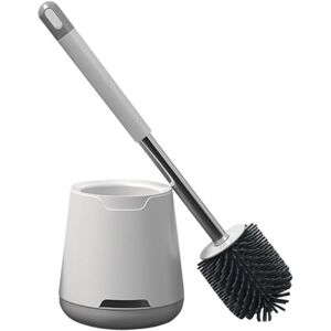 IKODM Toilet Brush, Silicone Toilet Brush, Quick Drying Antibacterial Silicone Toilet Brush
