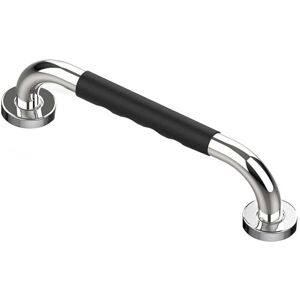 ZVD - Toilet grab bar, 30 cm, chrome-plated stainless steel grab bar for bathroom, shower handle, bathtub handle, grab bars for bathroom with