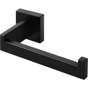 Linghhang - Toilet Paper Holder (Black Square), Stainless Steel Toilet Paper Holder Roll Holder for Bathroom and Kitchen