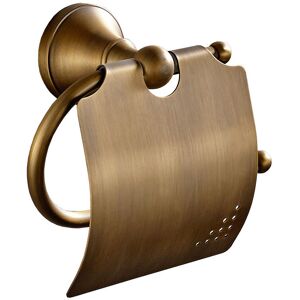 LINGHHANG Toilet Paper Holder Toilet Paper Roll Holder Toilet Paper Holder Mounting, Brushed Antique Brass Finish