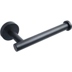 IKODM Toilet Paper Holder-Wall Mounted Toilet Paper Holder 304 Stainless Steel Polished Finish Toilet Paper Holder, Black