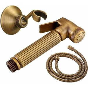 Alwaysh - Toilet Sprayer Kit, Brass Bidet Sprayer Wall Mounted Hand Held Bidet Sprayer Toilet Bidet Sprayer with Hose and Holder for Bathroom,Antique