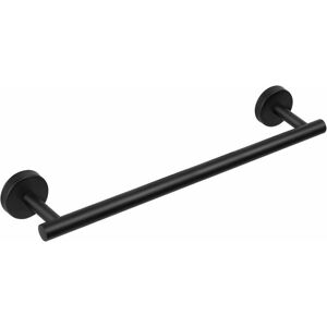 Dewdat - Towel Bar Brushed Nickel Towel Rack SUS304 Stainless Steel Towel Bar for Bathroom Toilet Kitchen Towel Shelf, 16 inch Black