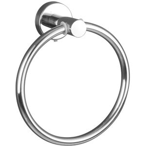 Alwaysh - Towel Holder, Stainless Steel Towel Ring, 16cm, Wall Mounted Round Towel Ring for Bathroom, Kitchen, Bedroom, etc.(Silver)