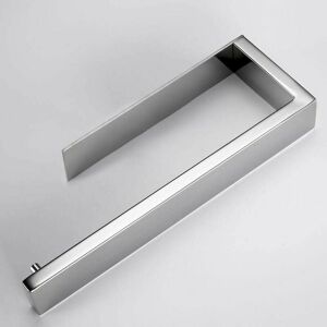 Dewdat - Towel Ring Towel Holder, 304 Stainless Steel Towel Rack Toilet Accessories Bathrooms (No Drilling, Silver)