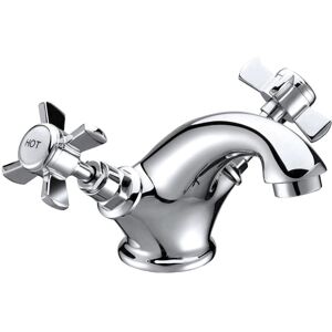 BALTERLEY Traditional Crosshead Mono Basin Mixer Tap - Chrome
