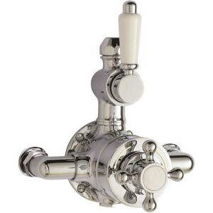 Balterley - Traditional Exposed Twin Thermostatic Shower Valve (1 Outlet) - Chrome
