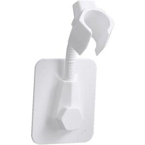BEIJIYI Universal Shower Holder, Wall Mount Shower Head Holder, Adjustable ABS Shower Bracket, No Drilling, Self-Adhesive, Waterproof Swivel Shower Head