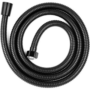 CYSLMUK Universal shower hose 2m stainless steel shower hose anti-twist and anti-corrosion G1/2 black