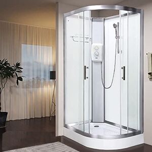 Pure e 1200 x 800 Electric Left Shower Cabin Triton Standard 8.5KW - Vidalux