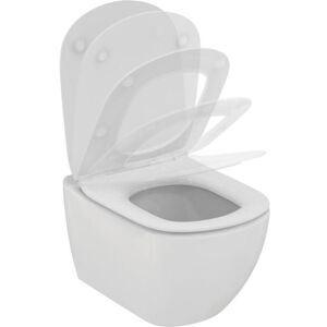 Villeroy & Boch Toilet Frame + tesi Rimless Toilet + Soft-Close Seat + White Flush Plate + Sound Insulation (VICONNECTTESI2SET) - Villeroy&boch