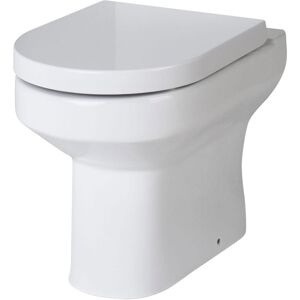 BALTERLEY Back Round Back To Wall Toilet Pan - 410mm x 370mm x 520mm