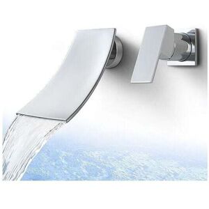 Ymyny - Wall Mounted Bathroom Faucet Bathroom Sink Faucet Single Handle Lavender Basin Faucet Polished Chrome mumu