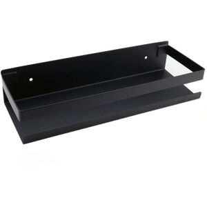 YMYNY Wall Mounted Bathroom Shelf Bathroom Accessories 20-40cm Black Modern Bathroom Shelf for Kitchen Shower Shampoo 30cm