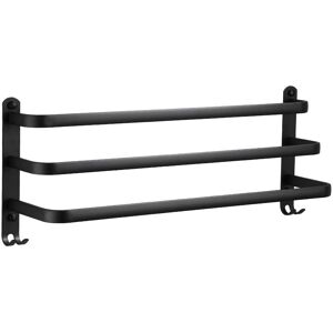 Linghhang - Wall Mounted Bathroom Towel Rack, Freestanding Towel Bar, Bathroom Accessories, No Drilling Bathroom Towel Rack