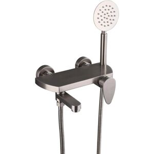 Gotrays - Wall Mounted Bathtub Mixer Taps Bath Faucets with Hand Shower Single Lever Bath Mixer with Wall Bracket Shower System Bathroom Bathtub
