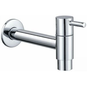 Cyslmuk - Wall-mounted brass faucet for cold water, sink, mop, washing machine faucets, garden faucets, chrome finish