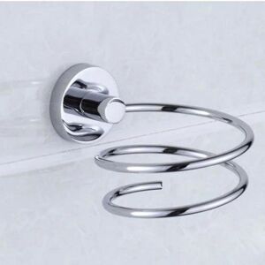 Linghhang - Wall Mounted Hair Dryer Holder, 304 Stainless Steel Hair Dryer Storage/Holder, Bathroom Accessories