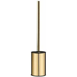 Linghhang - Wall Mounted Toilet Brush Holder Gold 304 Stainless Steel Round for Bathroom (Gold)
