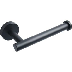 IKODM Wall Mounted Toilet Paper Holder 304 Stainless Steel Polished Finish Toilet Paper Holder, Black - rw