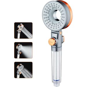 Linghhang - Water Saving Shower Head, Anti-Limescale Shower Head with Filter, High Pressure Shower Head with 3 Jet Modes, spa Shower Head