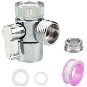 Ymyny - Way Shower Diverter Valve G1/2 Inch M22 x M24 Shower Head Adapter T-Piece Shower Diverter Shower System Parts for Kitchen/Bathroom/Sink