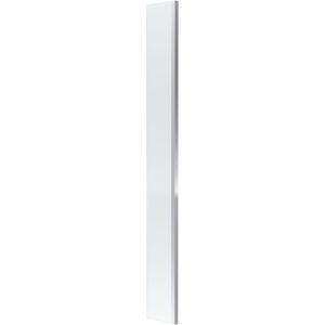 BALTERLEY Wetroom 8mm Toughened Safety Glass Return Screen - 215mm x 1850mm - Polished Chrome