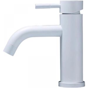 CYSLMUK White painted stainless steel faucets, bathroom mixer tap, wash basin faucet