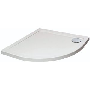 White Rectangular Stone Resin Premium Shower Tray with Corner Waste Position, 1500 x 800 mm - Balterley