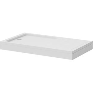 Wholesale Domestic - Pearlstone 1400mm x 800mm x 40mm Rectangular Walk In Shower Tray and Plinth