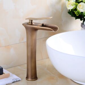 YOYO Ymyny Antique Brass Basin Faucet High Sink Faucet