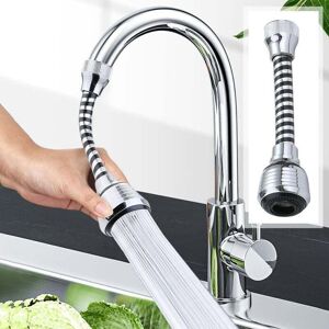 ZVD-360 Degree Flexible Kitchen Faucet Sprayer, Faucet Nozzle, Kitchen Faucet Head Replacement, Sink Hose Accessory for Faucet