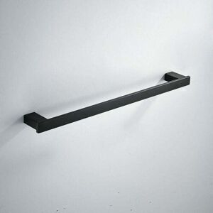 ZVD Bathroom Towel Rack, Stainless Steel, 40cm Towel Bar, Black, BA8003B-40
