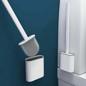 ZVD Toilet Brush, Toilet Brush, Hanging Silicone Toilet Brush, Toilet Brush Silicone Toilet Brush and Holder, with Water Filter Base and Quick Drying,