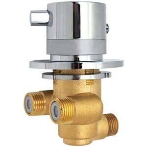 ZVD - Colonne de douche thermostatique Mitigeur Thermostatique Mitigeur de Douche en Laiton Mitigeur Robinets de Vanne Sortie à 1 voie Mélange d'eau