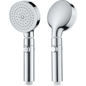 ZVD-High Pressure Shower Head, 3 Jet Shower Head, Anti-Limescale Shower Head, Shower Head with Switch, Water Saving Shower Head, Universal Bathroom