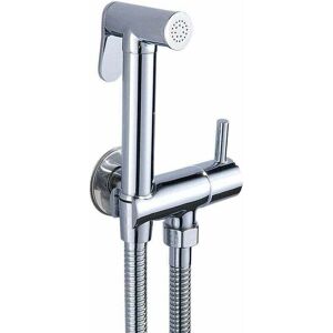 ZVD - Kit Douchette wc Mitigeur, Thermostatique Douchette à Main en lation Chrome Anti-brûlure Toilette, Bidet Spray Set Inverseur de Douche