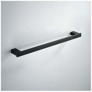 ZVD - Porte-serviettes Salle de Bain, Acier Inoxydable, 40cm Barre Porte-serviette, Noir, BA8003B-40