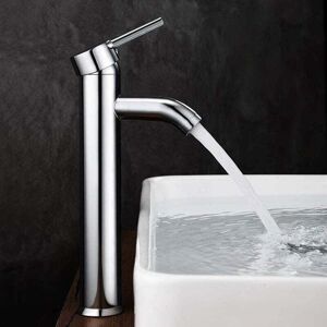 ZVD - Robinet Lavabo,Salle Bain avec Haut Mitigeur Lavabo pour Lavabo ou Vasque de Salle Bain, Chaude et Froide Réglable de Mitigeur Lavabo