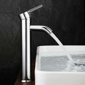 ZVD - Robinet Lavabo,Salle Bain avec Haut Mitigeur Lavabo pour Lavabo ou Vasque de Salle Bain, Chaude et Froide Réglable de Mitigeur Lavabo