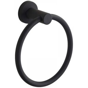 Cyslmuk - 1 Piece Bathroom Towel Ring 304 Stainless Steel Wall Mounted Black Bathroom Towel Holder Cyslmuk - 1 Piece Bathroom Towel Ring 304 Stainless Steel Wall Mounted Black Bathroom Towel Holder
