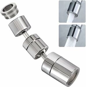 Hoopzi - 1080 ° Swivel Faucet Aerator, 4-Layer Net Dual Joint Head Nozzle Filter, 2 Modes Adjustable Wide Angle Head Aerator Faucet for Bathroom Hoopzi - 1080 ° Swivel Faucet Aerator, 4-Layer Net Dual Joint Head Nozzle Filter, 2 Modes Adjustable Wide Angle Head Aerator Faucet for Bathroom