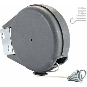 Serbia - 15M Corde à linge extensible de, corde à linge rétractable murale, adaptée aux sèche-linge intérieurs et extérieurs avec corde réglable Serbia - 15M Corde à linge extensible de, corde à linge rétractable murale, adaptée aux sèche-linge intérieurs et extérieurs avec corde réglable