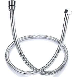 MEMKEY 1.5 m anti-twist shower hose made of stainless steel, universal g 1/2 shower hose with standard connection, bathroom accessory, adaptable to all hand MEMKEY 1.5 m anti-twist shower hose made of stainless steel, universal g 1/2 shower hose with standard connection, bathroom accessory, adaptable to all hand