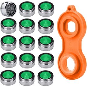 BEIJIYI 15pcs M24 Water Saving Faucet Aerator Nozzle Kitchen Faucet Aerator Nozzle + 1pcs Universal Mixer Tap Aerator for Kitchen Sink and Bathroom Sink BEIJIYI 15pcs M24 Water Saving Faucet Aerator Nozzle Kitchen Faucet Aerator Nozzle + 1pcs Universal Mixer Tap Aerator for Kitchen Sink and Bathroom Sink