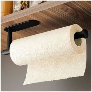 Linghhang - 1PCS Black Paper Towel Roll Holder No Drilling - Stainless Steel Paper Towel Holder Roll Holder Black Paper Roll Holder for Kitchen Linghhang - 1PCS Black Paper Towel Roll Holder No Drilling - Stainless Steel Paper Towel Holder Roll Holder Black Paper Roll Holder for Kitchen